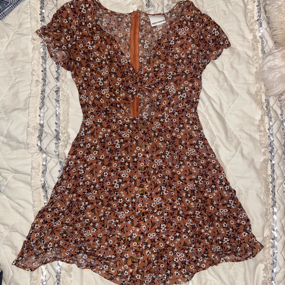 Skylar + Madison Mini Dress with Cutout
